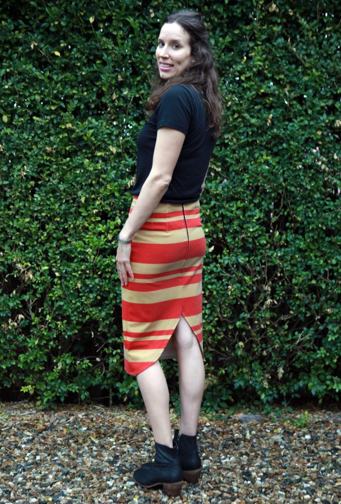 Handmade-skirt-stripey-back