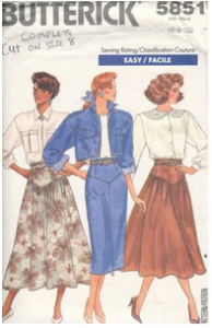 Butterick pattern 5851