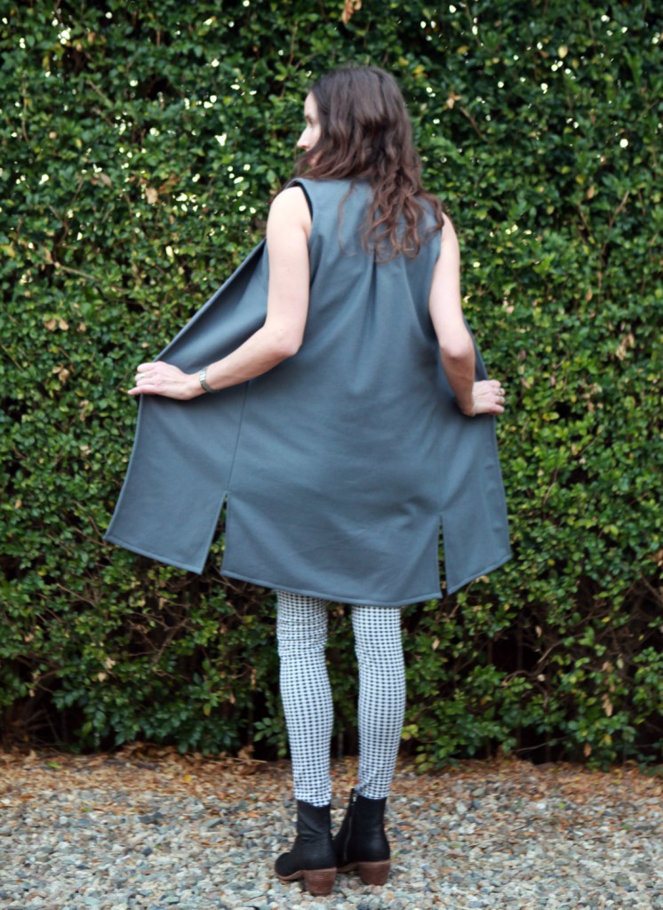 DIY sleeveless winter wool coat (Style Pattern 3299) | Among The Leaves